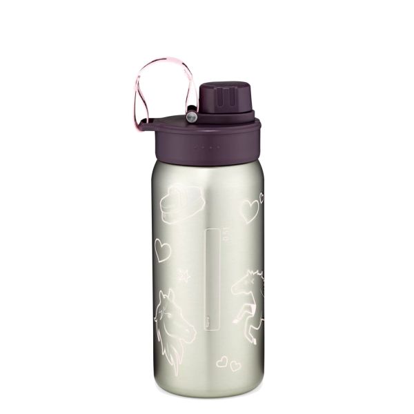 Ergobag Edelstahl Trinkflasche Lila #2