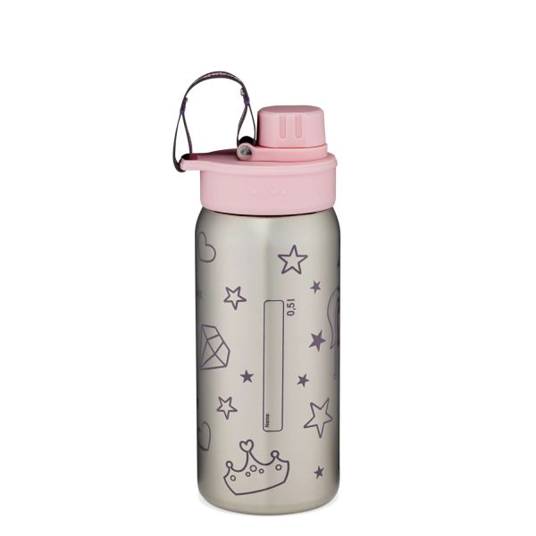Ergobag Edelstahl Trinkflasche Rosa #2