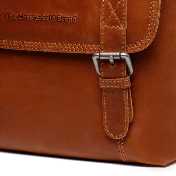 The Chesterfield Brand Adelanto Flapoverbag Cognac #2