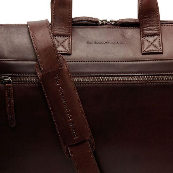 The Chesterfield Brand Levanto Laptopbag Brown #2