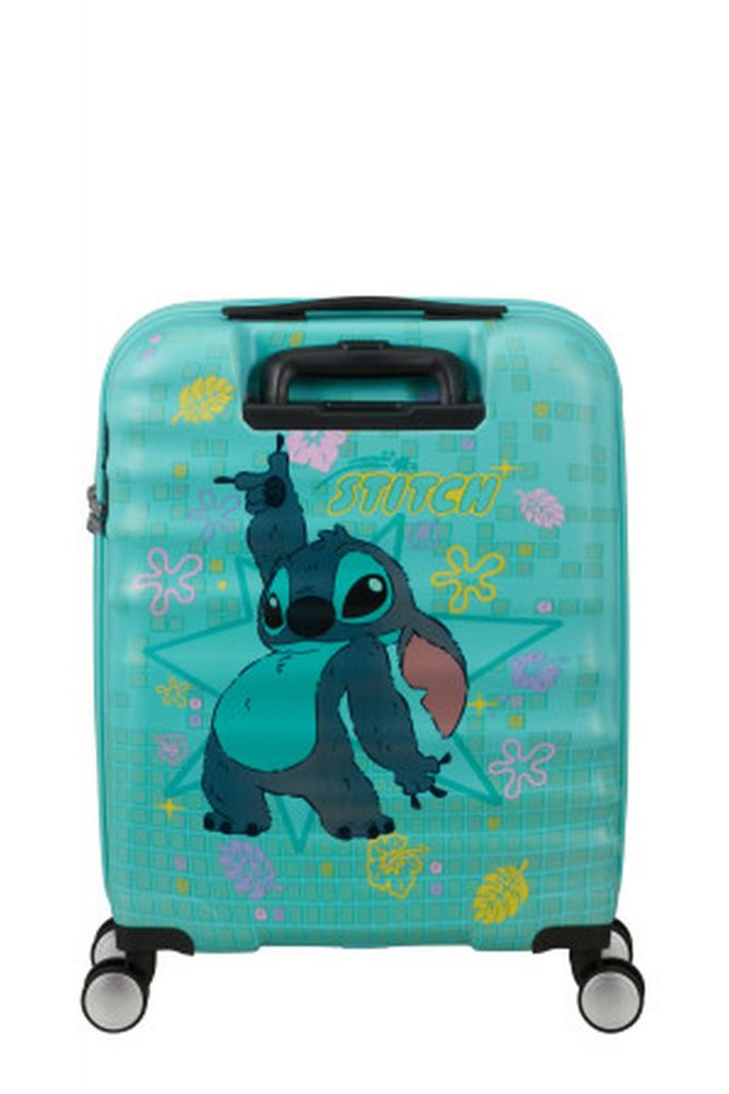 American Tourister Wavebreaker Disney Spinner 55/20 Tsa Disney Fl Stitch Flower #3