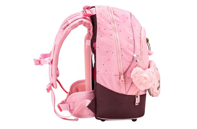 Belmil 2in1 School Backpack with Fanny pack Premium Schulrucksack Cherry Blossom #3