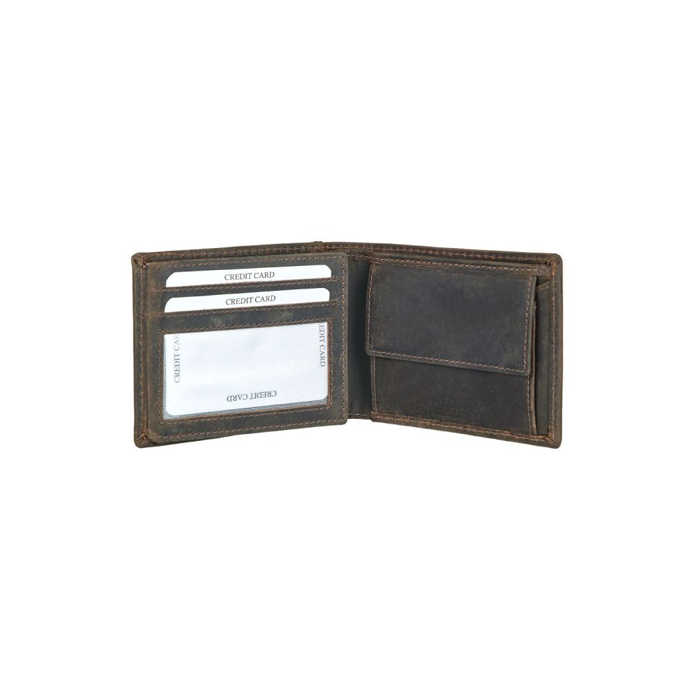 Bull Hunt Id Wallet Rfid-Hunter Brown #3