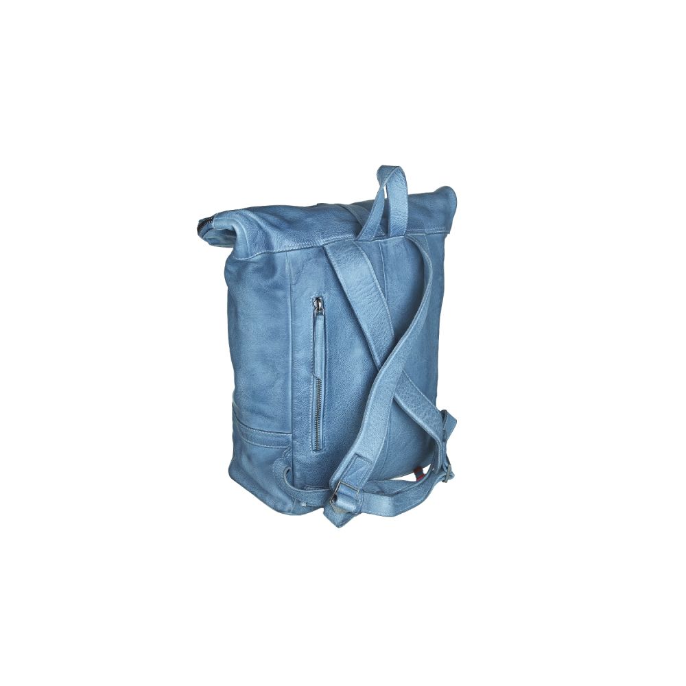 Bull Hunt Rolltop Backpack Rucksack blue #3