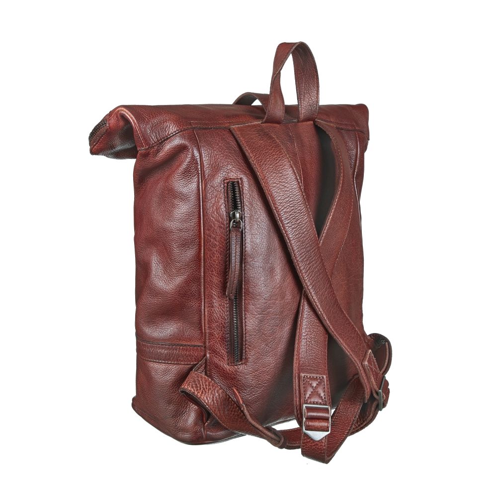 Bull Hunt Rolltop Backpack Rucksack cognac #3