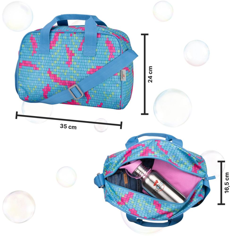 DerDieDas Sporttasche Sporttasche Happy Pixel #3