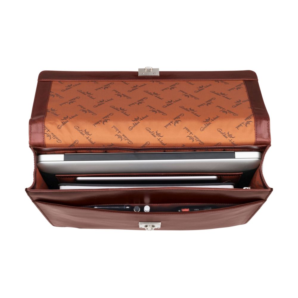 Golden Head Colorado Business Aktenmappe 1 Fach Tabacco #3