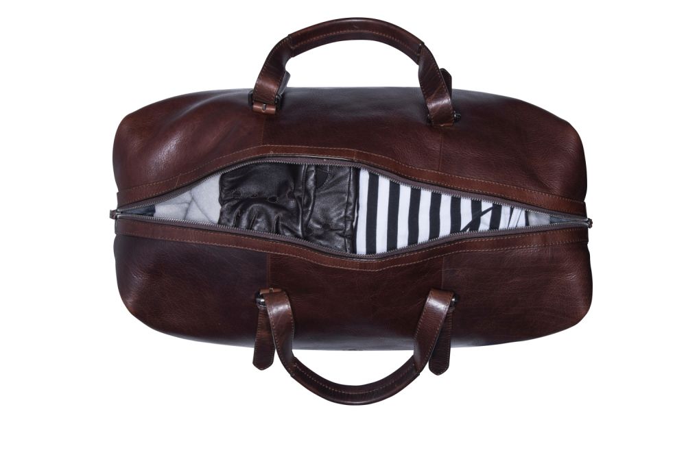 Leonard Heyden Roma Reisetasche Braun #3