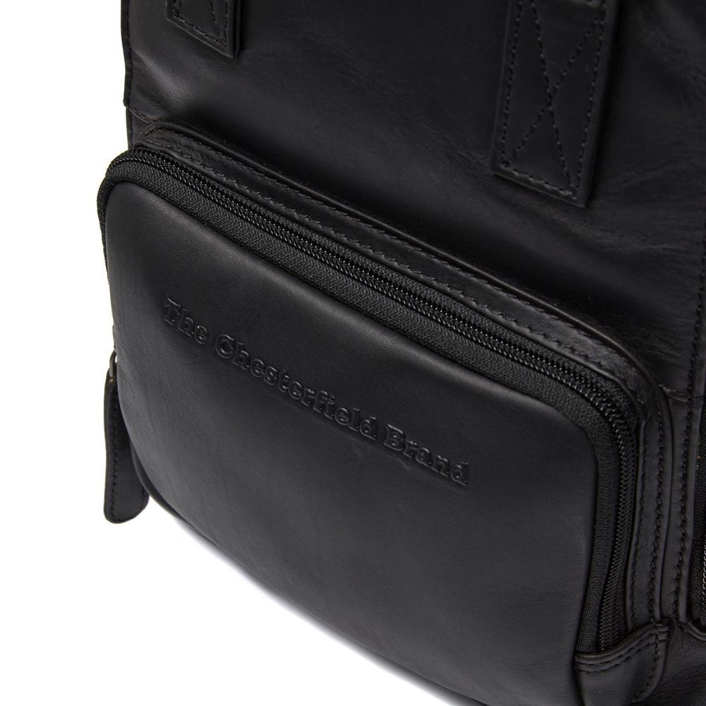 The Chesterfield Brand Bellary Rucksack Black #3