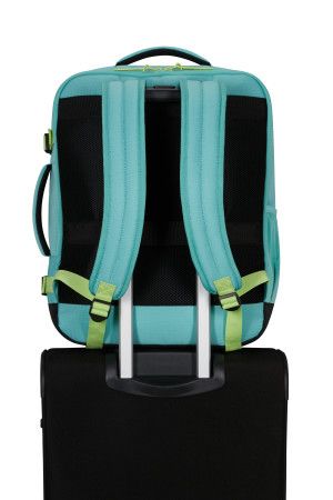 American Tourister Take2Cabin Casual Backpack M Dusty Turquoise/Lime #3
