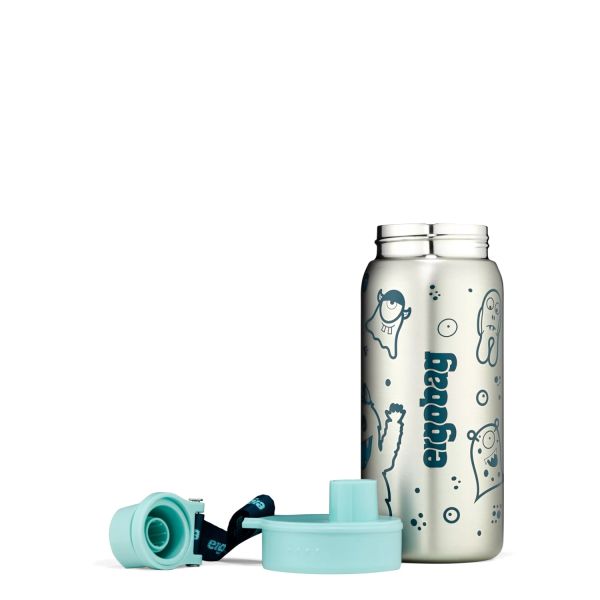 Ergobag Edelstahl Trinkflasche Petrol #3
