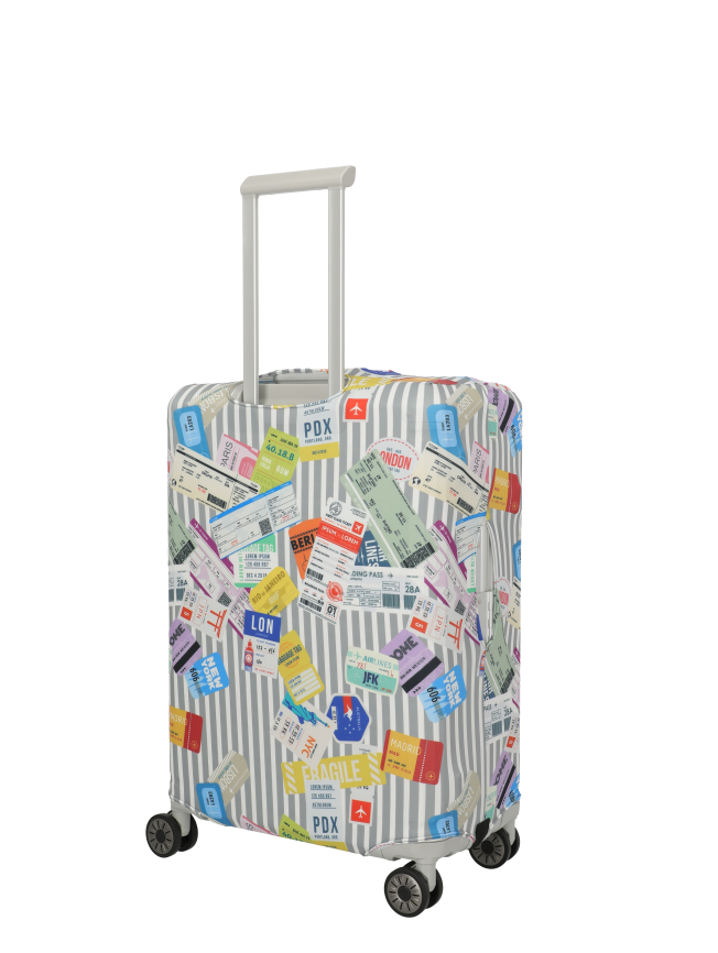 Travelite Accessoires Kofferhülle Kofferhülle M Multi.Color/Tickets #4
