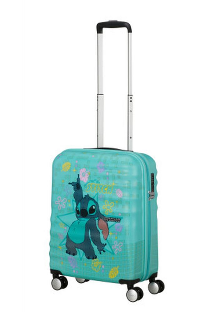 American Tourister Wavebreaker Disney Spinner 55/20 Tsa Disney Fl Stitch Flower #4