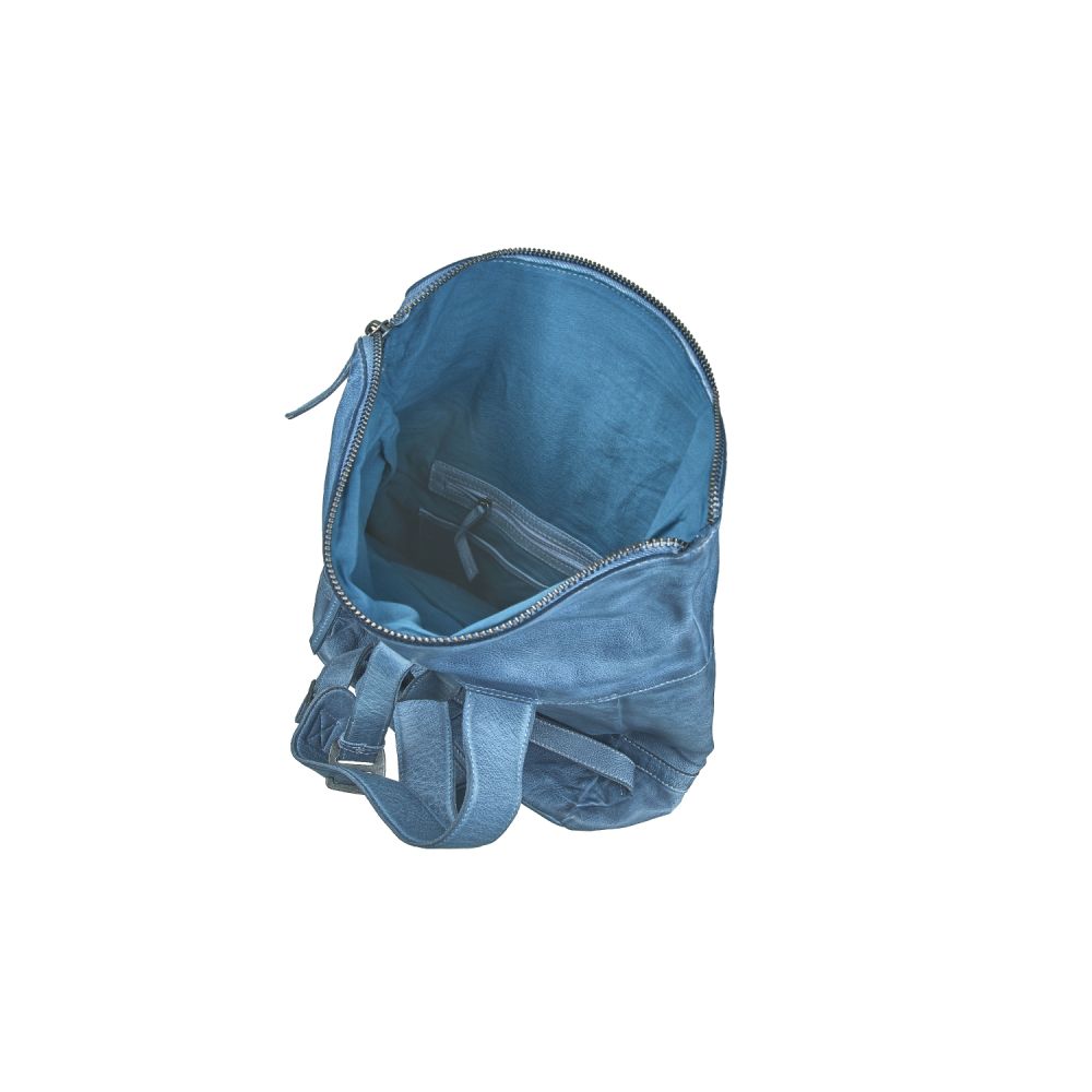 Bull Hunt Rolltop Backpack Rucksack blue #4