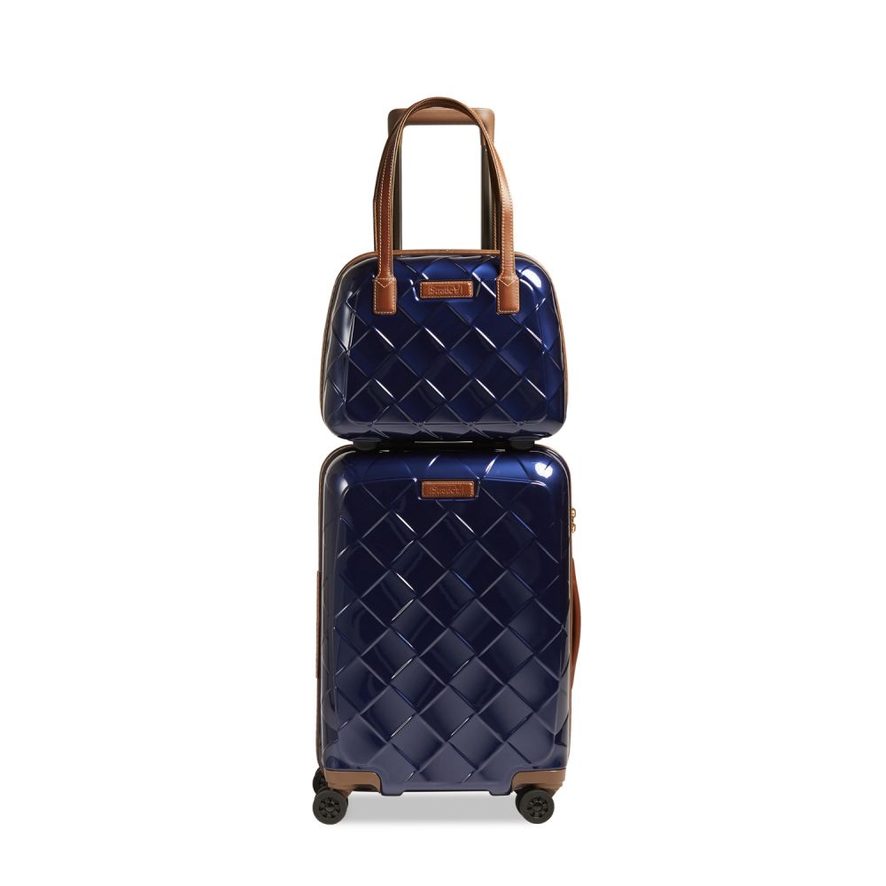 Stratic Leather and More Hartschalen-Koffer Beautycase (bis 28cm) blue #4