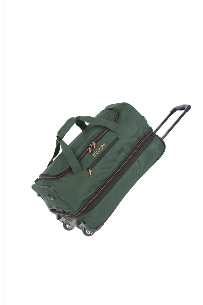 Travelite Basics Rollenreisetasche 55 32 Dunkelgrün #4