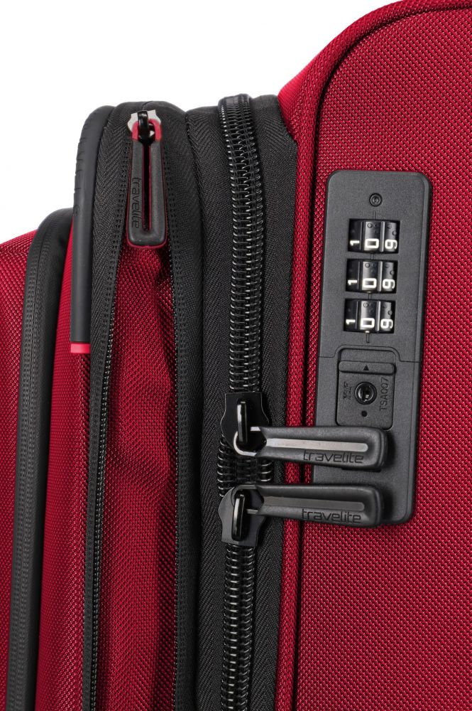 Travelite Crosslite 4w Trolley M Red #4