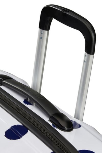 American Tourister Disney Legends Spinner 75 Alfatwist Mickey Blue Dots #4