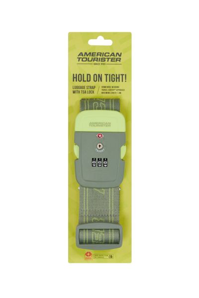 American Tourister Zubehör Luggage Belt Tsa Olive/Lime #4