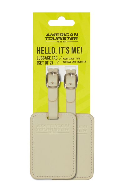 American Tourister Zubehör Luggage Tag X2 Coconut Sand #4