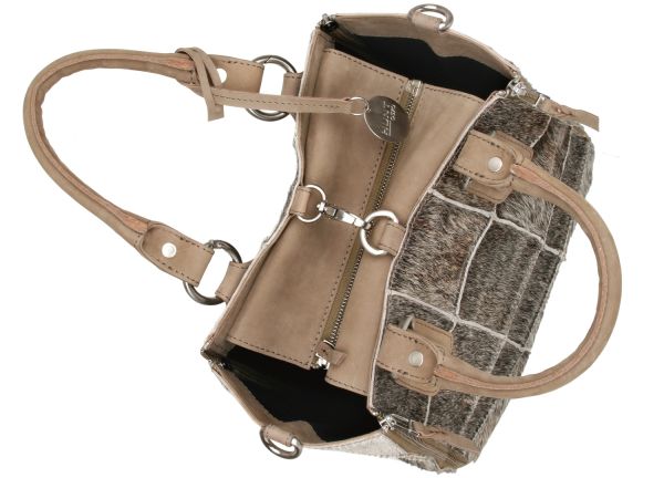 Bull&Hunt Jackie-sherpa Handtasche Salt & pepper #4