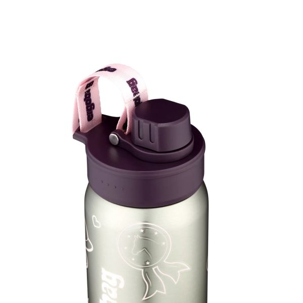 Ergobag Edelstahl Trinkflasche Lila #4
