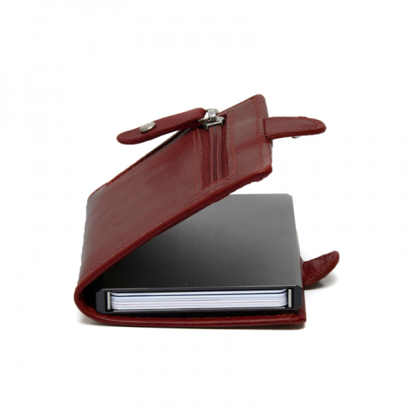 The Chesterfield Brand Baldwin Cardholder Red #4