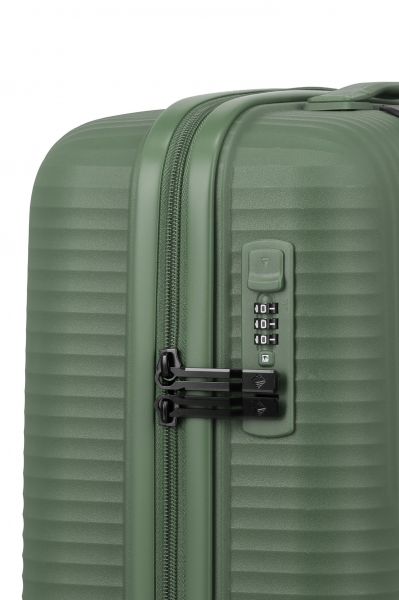 Travelite Air Stripe Trolley 4w S Slim Green #4