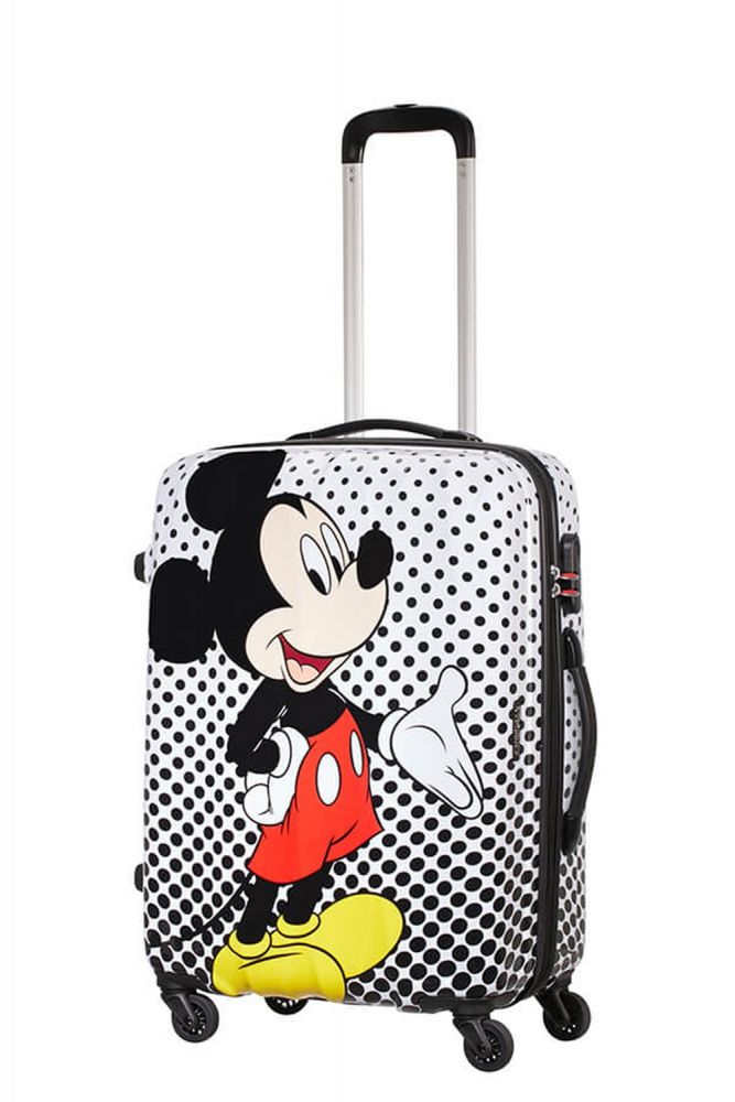 American Tourister Disney Legends Spinner 65/24 Alfatwist Mickey Mouse Polka Dot #5