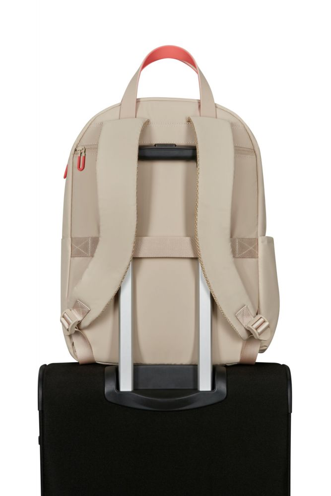 American Tourister Puffypop Laptop Backpack M 15.6 Beige #5