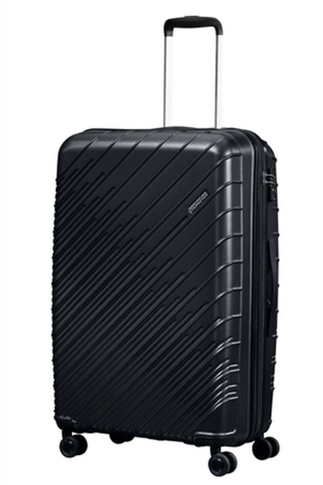 American Tourister Speedstar Spinner 77/28 Exp Tsa 77 Black #5