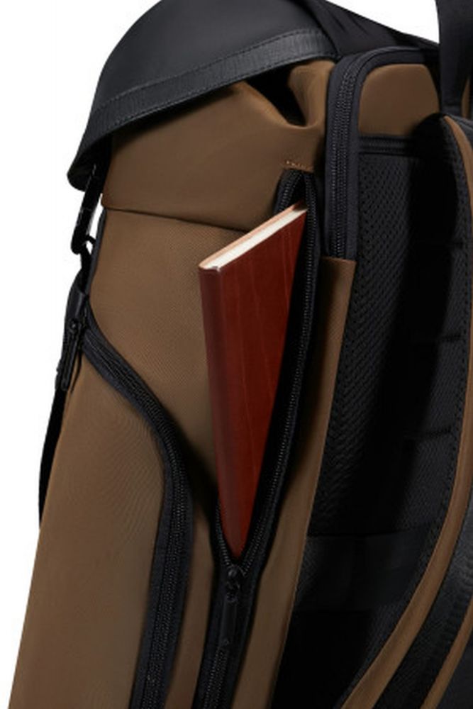 Samsonite Relyon Backpack M 15.6"+Flap Brown #5