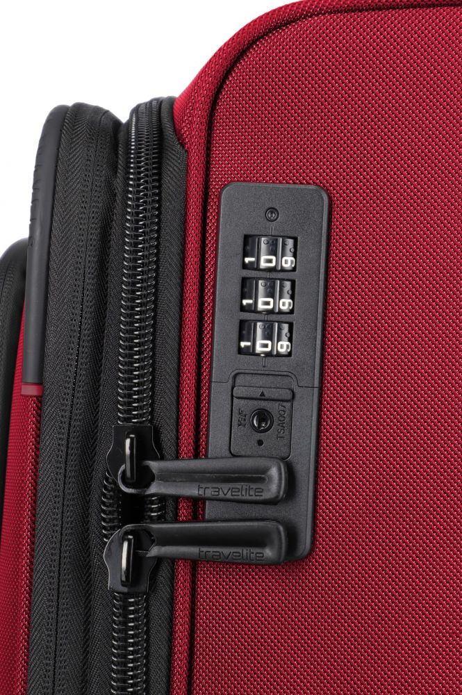 Travelite Crosslite 4W Trolley S Erw. Red #5