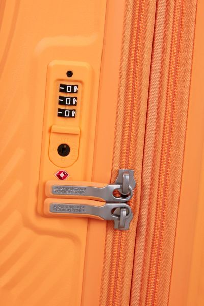 American Tourister Mickey Magic Spinner 55/20 Exp Tsa Mickey Peachy Orange #5