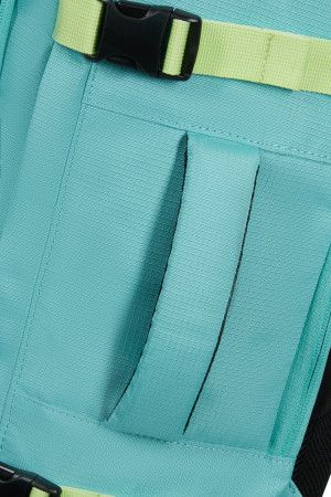 American Tourister Take2Cabin Casual Backpack M Dusty Turquoise/Lime #5