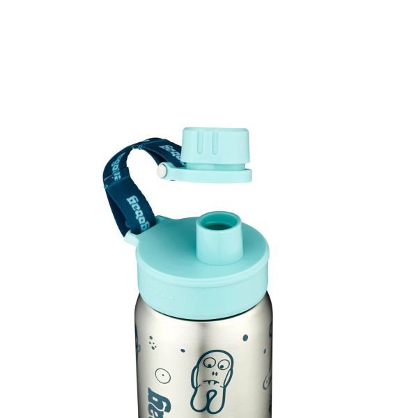 Ergobag Edelstahl Trinkflasche Petrol #5
