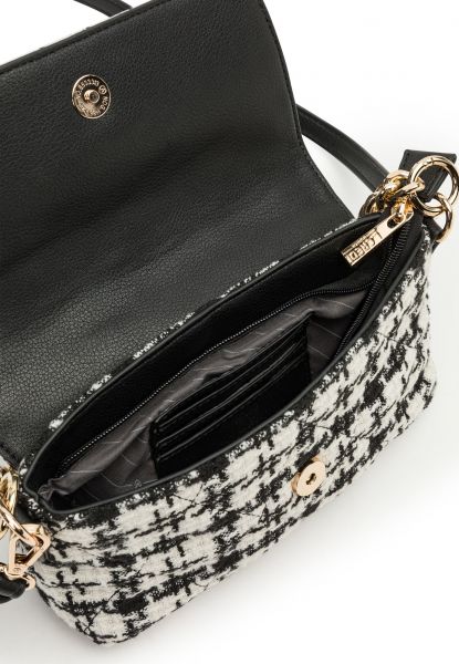 L.Credi Naissa Clutch schwarz/offwhite #5