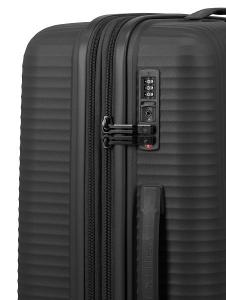 Travelite Air Stripe Trolley 4w M exp Black #5