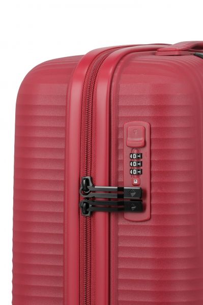 Travelite Air Stripe Trolley 4w S Slim Red #5