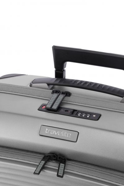 Travelite Millennium Trolley 4w S F. Pocket Silver #5