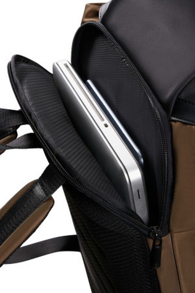 Samsonite Relyon Backpack M 15.6"+Flap Brown #6