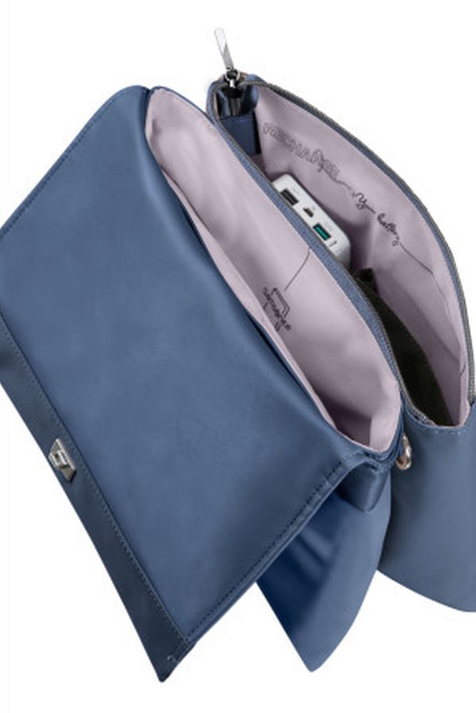 Samsonite Workationist Shoulder Bag + Flap Blueberry #6