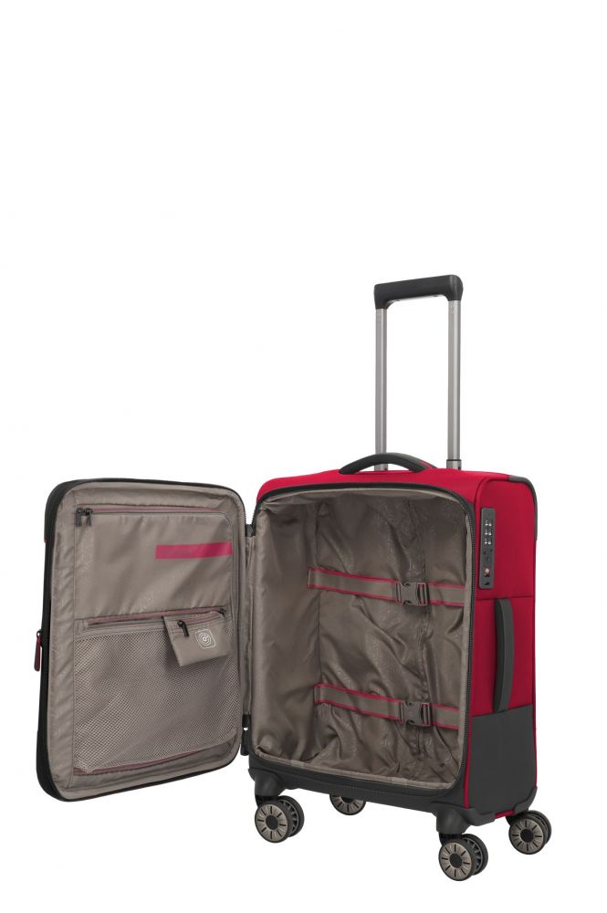 Travelite Crosslite 4W Trolley S Erw. Red #6