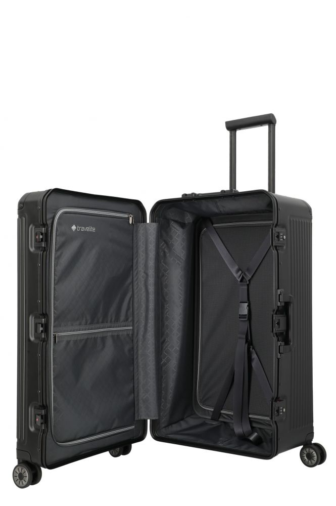 Travelite Next 4w Trolley Trunk Schwarz #6