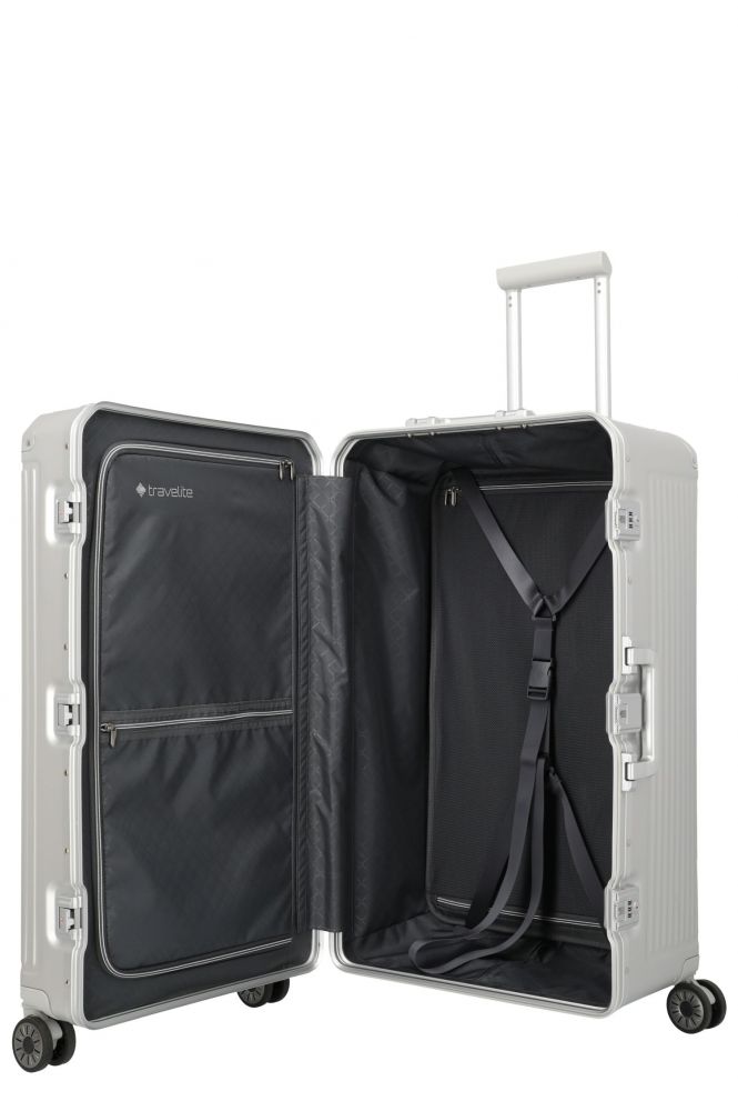 Travelite Next 4w Trolley Trunk Silber #6