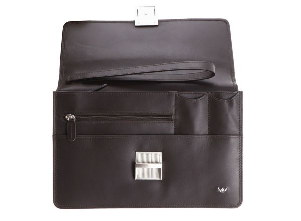 Golden Head Polo Handgelenktasche Dunkelbraun #6