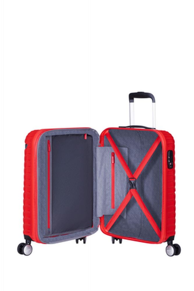 American Tourister Mickey Clouds Spinner 55/20 Exp Tsa Mickey Classic Red #7