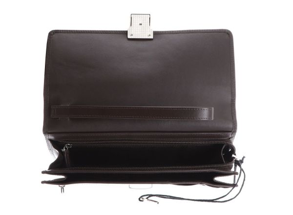 Golden Head Polo Handgelenktasche Dunkelbraun #7