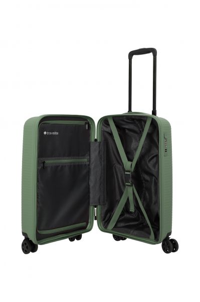Travelite Air Stripe Trolley 4w S Slim Green #7