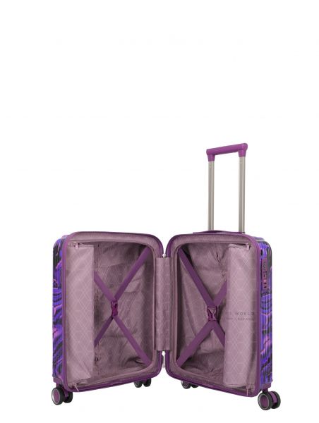 Travelite Lascana Edition 4W L/M/S Kofferset Purple Swirl #7
